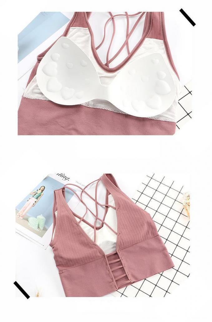 Áo lót thể thao ren lưng đẹp Xxl Size M 50kg 70kg Áo lót ren đen 4