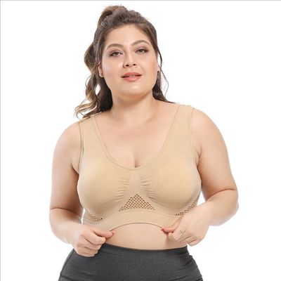 Yoga Sports Bras Nữ cỡ lớn 44C 44D 3XL 4XL Đồ lót ren cotton