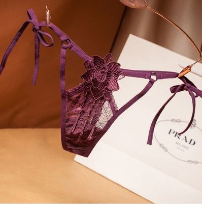 Đũng quần G String Phụ nữ Quần lót Thêu Phụ nữ Quần lót Gợi cảm