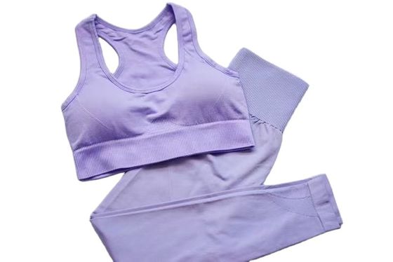 Bộ đồ tập luyện Polyester Áo lót thể thao nữ S M L Cạp lưng cao thể dục
