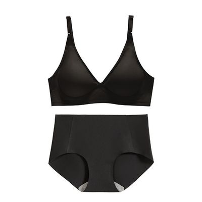 Áo lót dệt thoi Racerback liền mạch V Cổ Bralette Gân 3/4 Cúp Đẩy lên Áo ngực