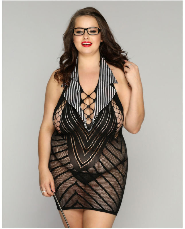 Trường giáo viên Vòng eo 95 cm Sexy Cosplay Đồ lót M-XXL Ren One Piece Bodysuit