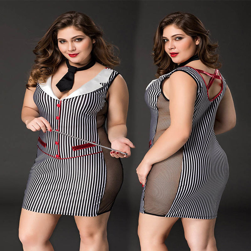 Trường giáo viên Vòng eo 95 cm Sexy Cosplay Đồ lót M-XXL Ren One Piece Bodysuit
