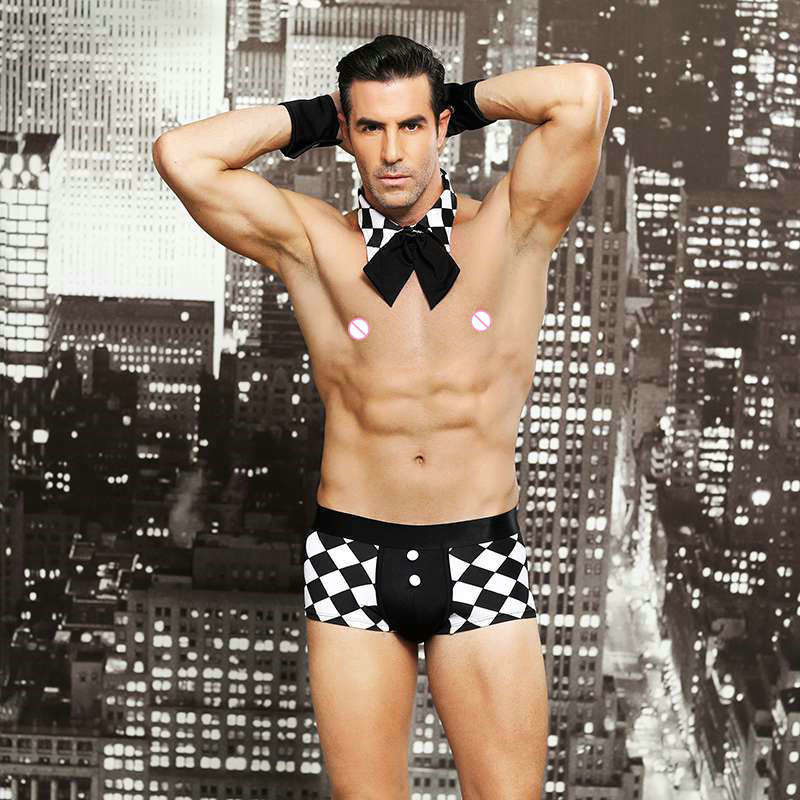 Prime Men's Sexy Lingeries Trang phục Hoa hầu gái Đồ lót S-M Phong cách Châu Âu