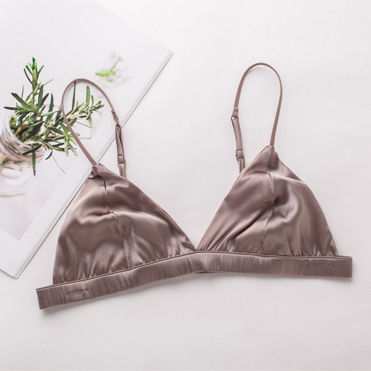 Áo ngực nữ gợi cảm có thể chuyển đổi Intimates Áo ngực không dây lụa 32A 32B 32C Nylon Spandex