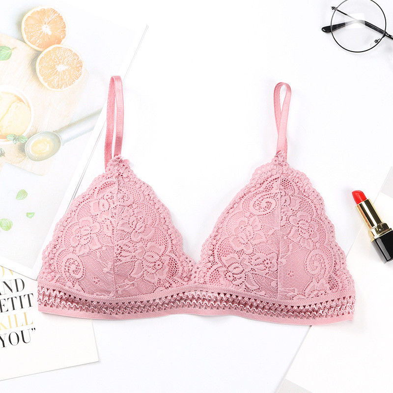 Liền mạch Đồ lót sexy Áo ngực Quần lót V Solid Nylon Spandex Nylon