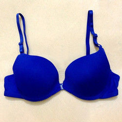 Nylon cotton 32a 38A Áo ngực nữ gợi cảm Đồng bằng nhuộm phía trước Áo ngực Full Cup