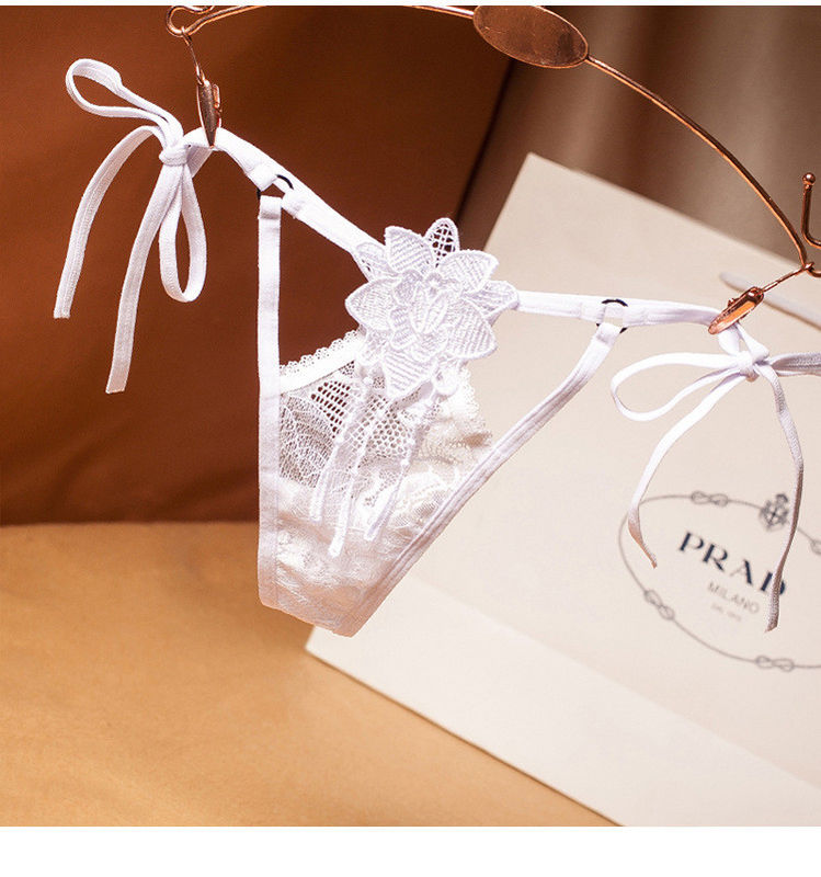 Đũng quần G String Phụ nữ Quần lót Thêu Phụ nữ Quần lót Gợi cảm