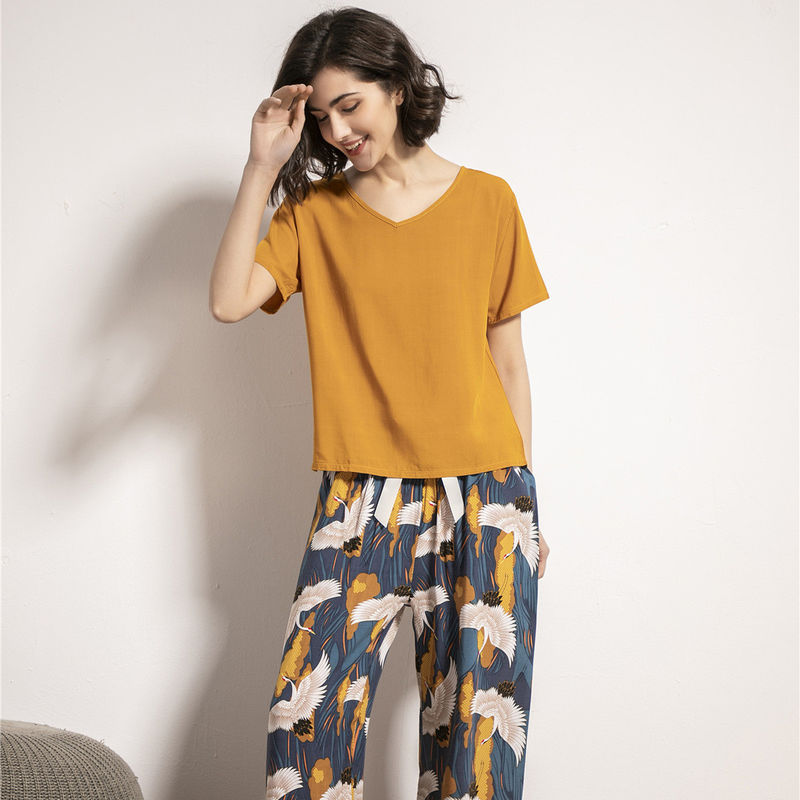 Bộ đồ ngủ 3XL dành cho nữ Bộ đồ ngủ bằng lụa 62cm XS 2XL dành cho nữ