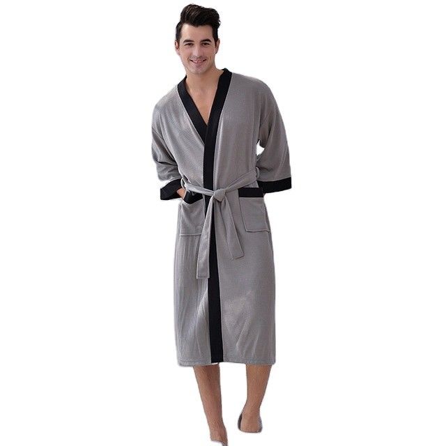 Áo choàng tắm cho nam giới Đồ ngủ Xl Xxl cho nam giới Quần pyjama ấm áp Sợi polyester