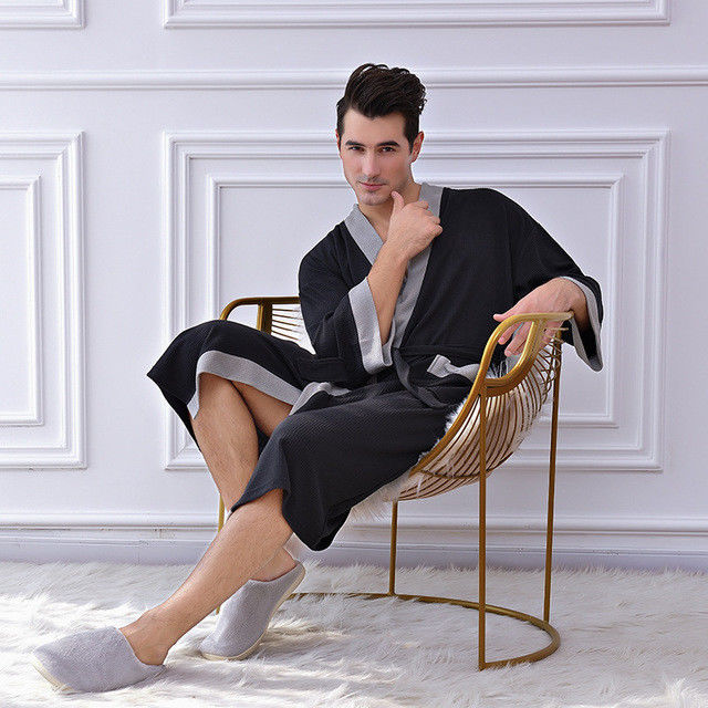 Áo choàng tắm cho nam giới Đồ ngủ Xl Xxl cho nam giới Quần pyjama ấm áp Sợi polyester