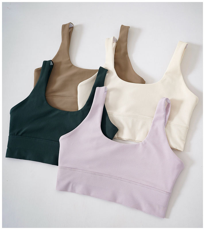 Butt Lifying Ribbed Seamless Activewear XL XXL Spandex Yoga Legging And Top Set