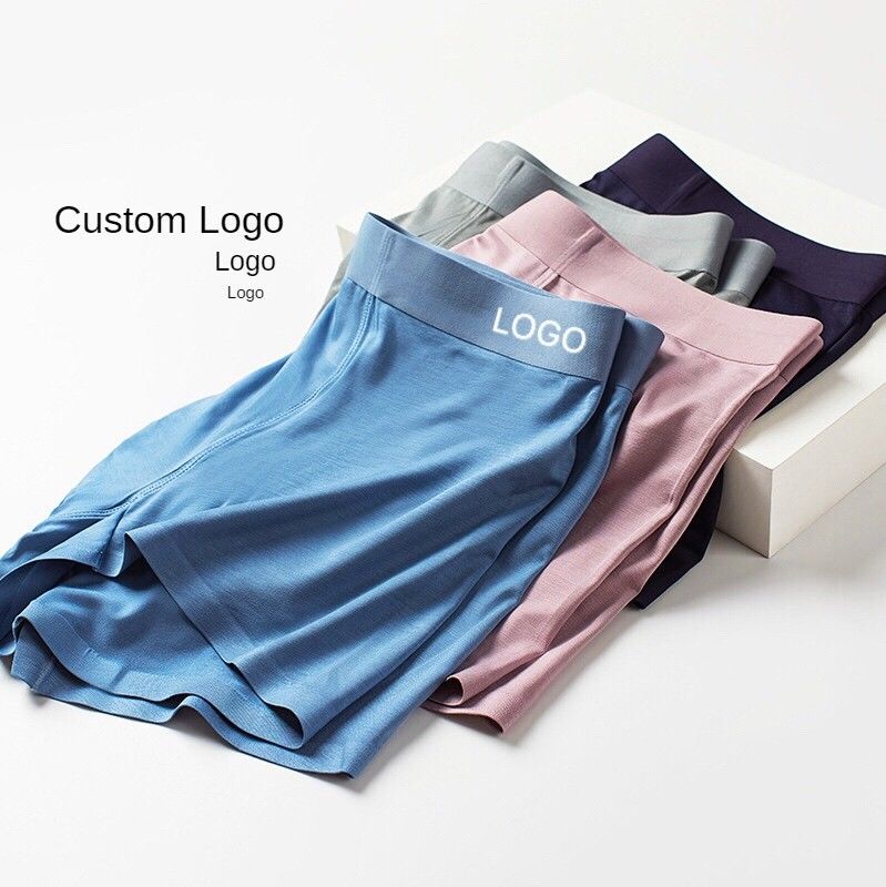 Đồ lót nam cotton dệt kim thoáng khí 95 Cotton 5 Spandex Boxer