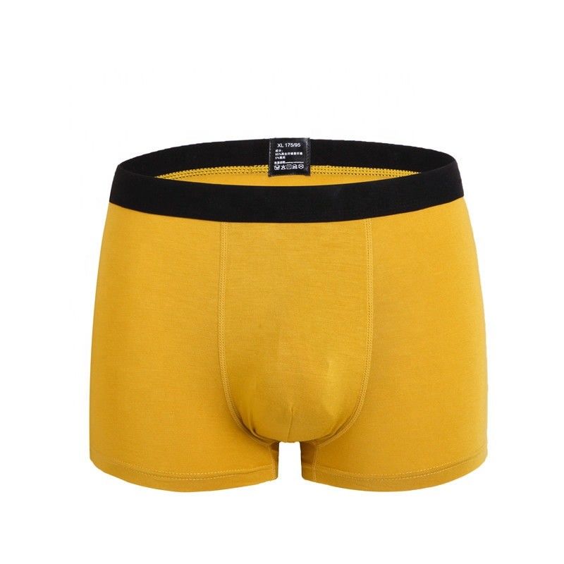 Quần lót nam màu đen RTS Boxer cotton 95 Cotton 5 Spandex Đồ lót