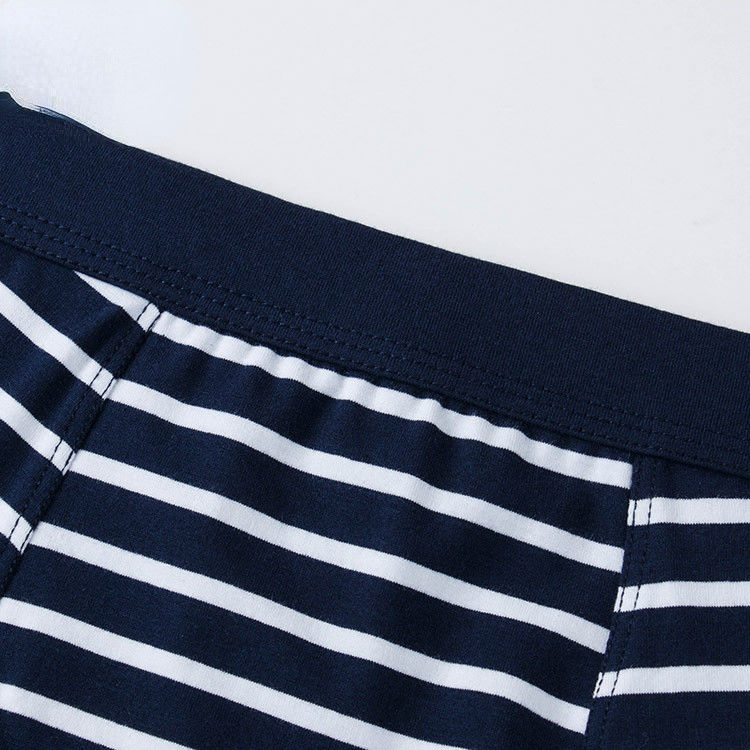 XXXL 165kg 95kg Đồ lót nam cotton gợi cảm Quần lót cotton tinh khiết Người lớn Sọc thể thao