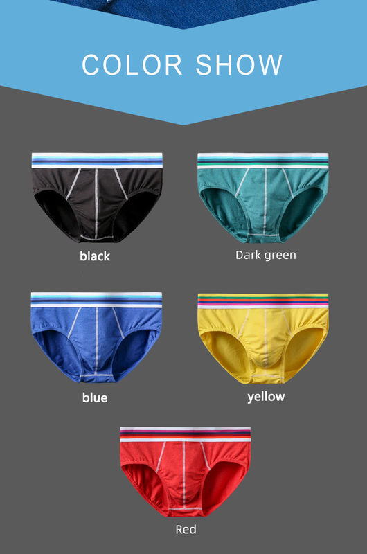 Quần lót nam sexy Boxer quần đùi Bikini màu xanh lá cây Đồ lót bằng vải cotton tinh khiết của nam giới