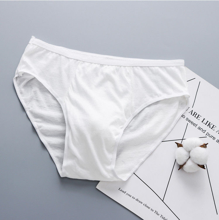 Thắt lưng chải bằng vải cotton Nam Đồ lót Bikini Tam giác Cotton Spandex Quần sịp