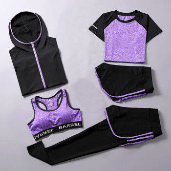 3 cái / bộ Workout Crop Tops Áo ngực cho thanh thiếu niên XXL Màu xanh lam kháng khuẩn