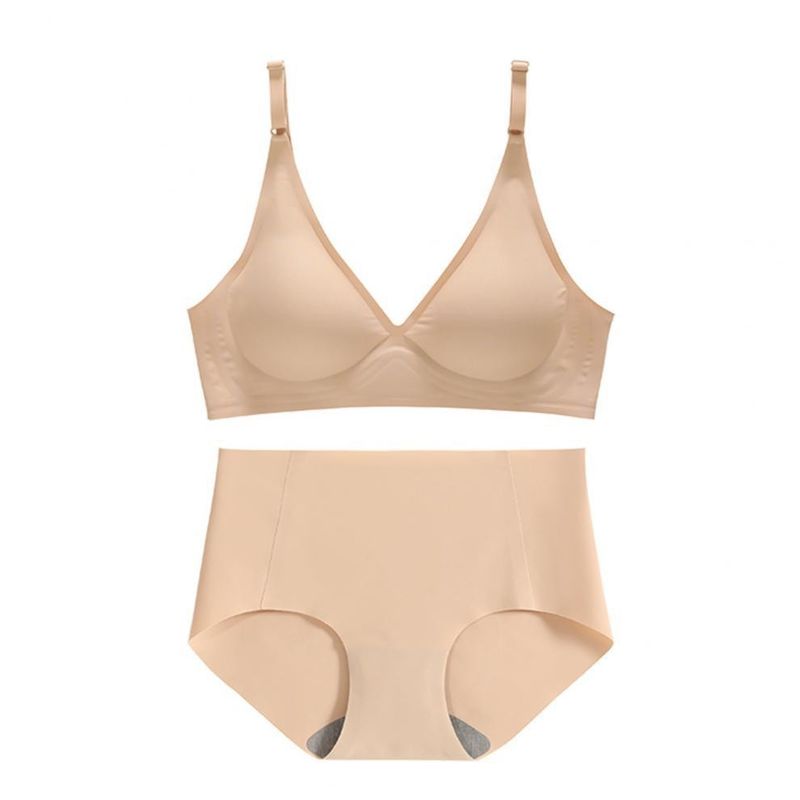 Áo lót dệt thoi Racerback liền mạch V Cổ Bralette Gân 3/4 Cúp Đẩy lên Áo ngực