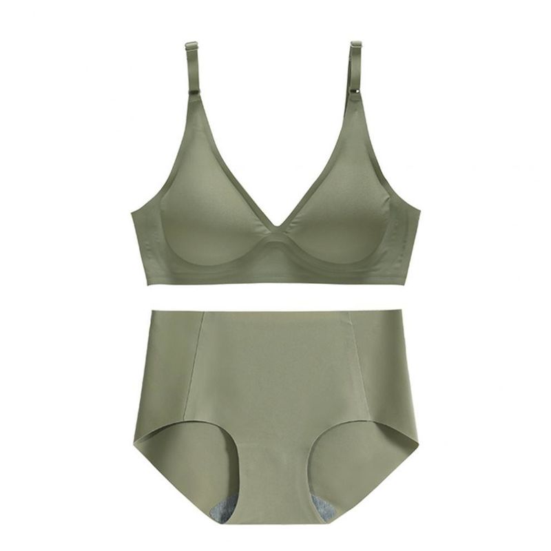 Áo lót dệt thoi Racerback liền mạch V Cổ Bralette Gân 3/4 Cúp Đẩy lên Áo ngực