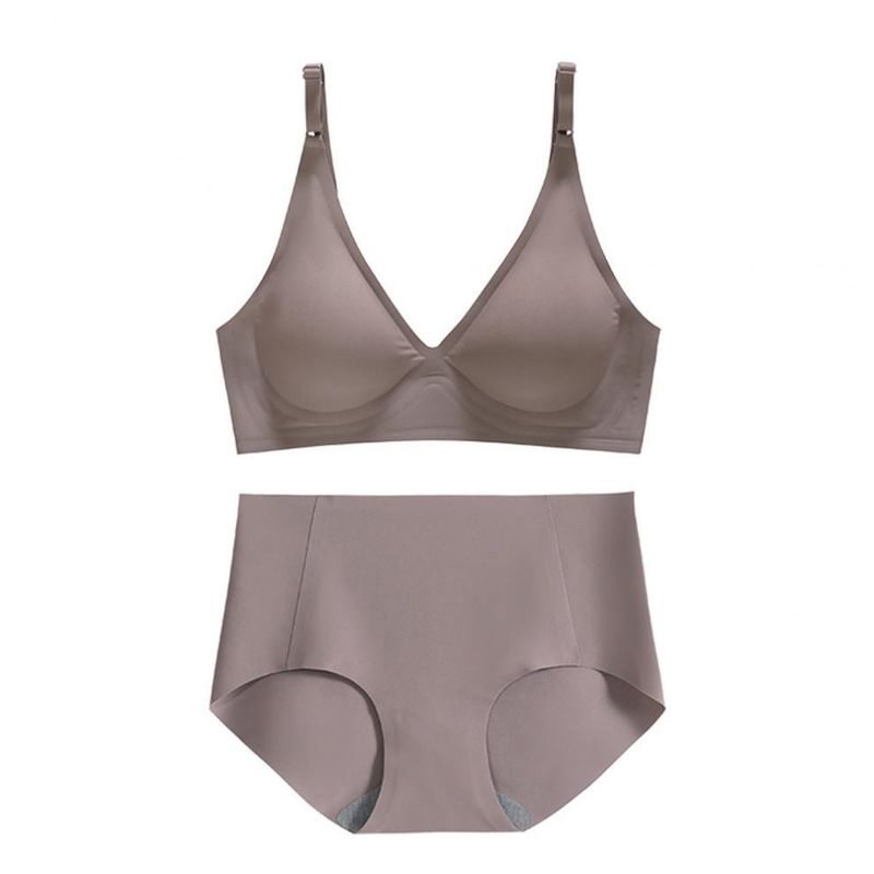 Áo lót dệt thoi Racerback liền mạch V Cổ Bralette Gân 3/4 Cúp Đẩy lên Áo ngực
